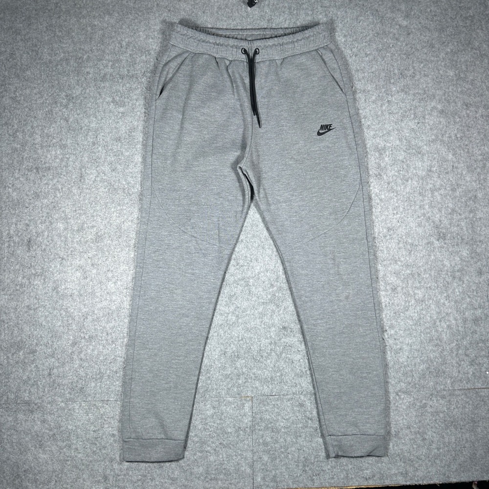 Nike Joggers Mens Large Gray Tech Fleece Sportswear Activewear Sweatpants